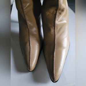 Tan Leather Boot  - Size 38